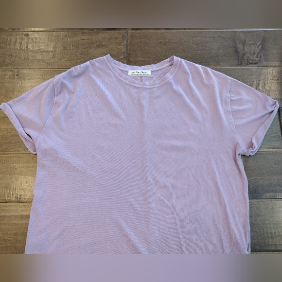 WE THE FREE PEOPLE oversized Lavender short-sleeve T-Shirt Tee - XS - Picture 4 of 10